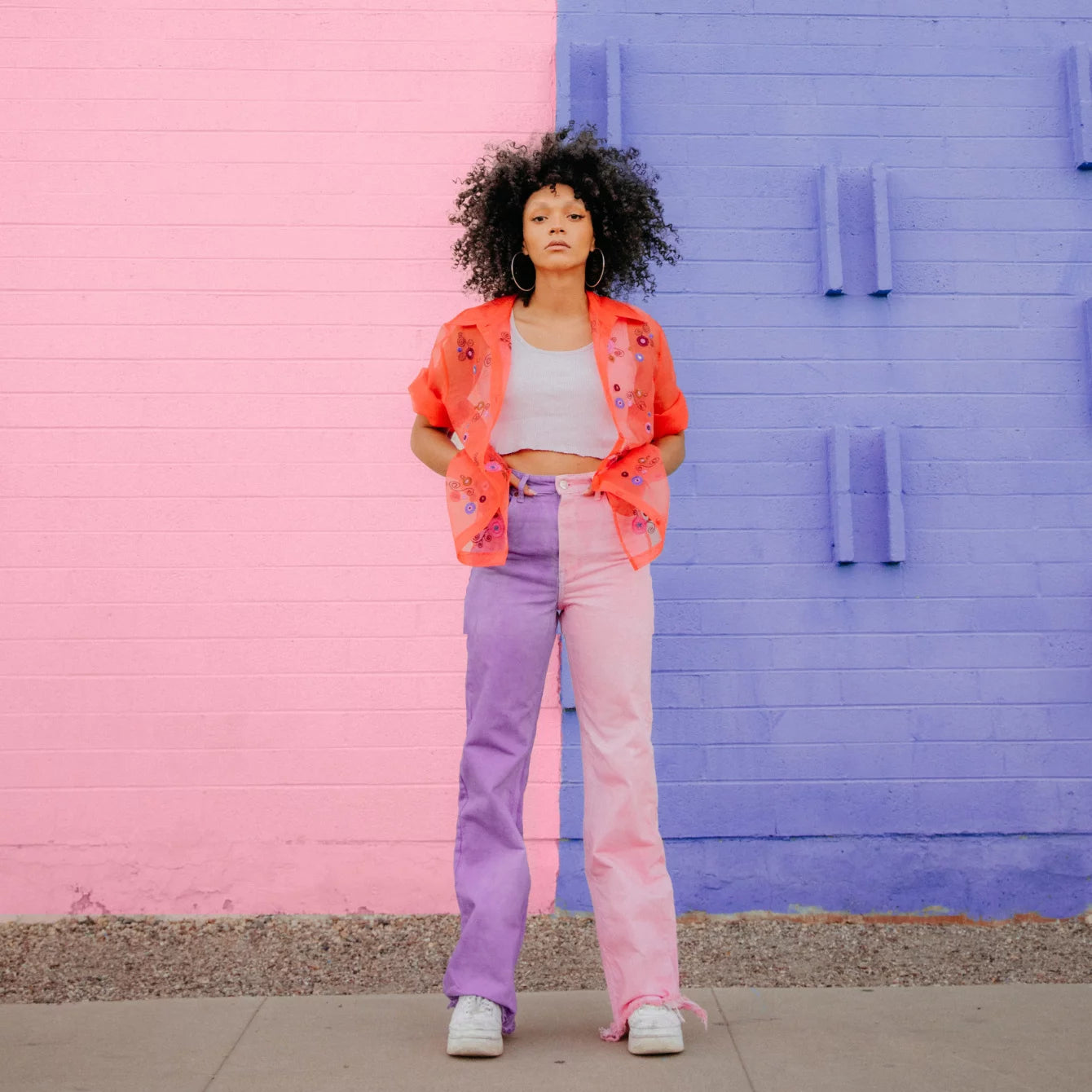 Colorblock Jeans