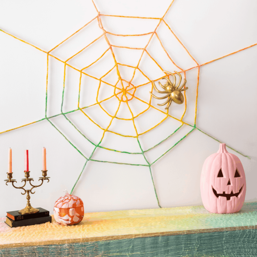 Rainbow Spider Web