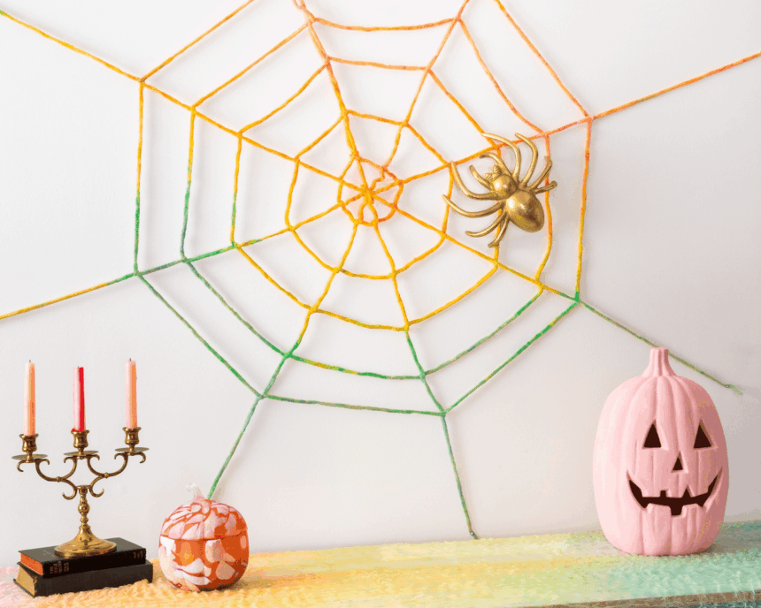 Rainbow Spider Web