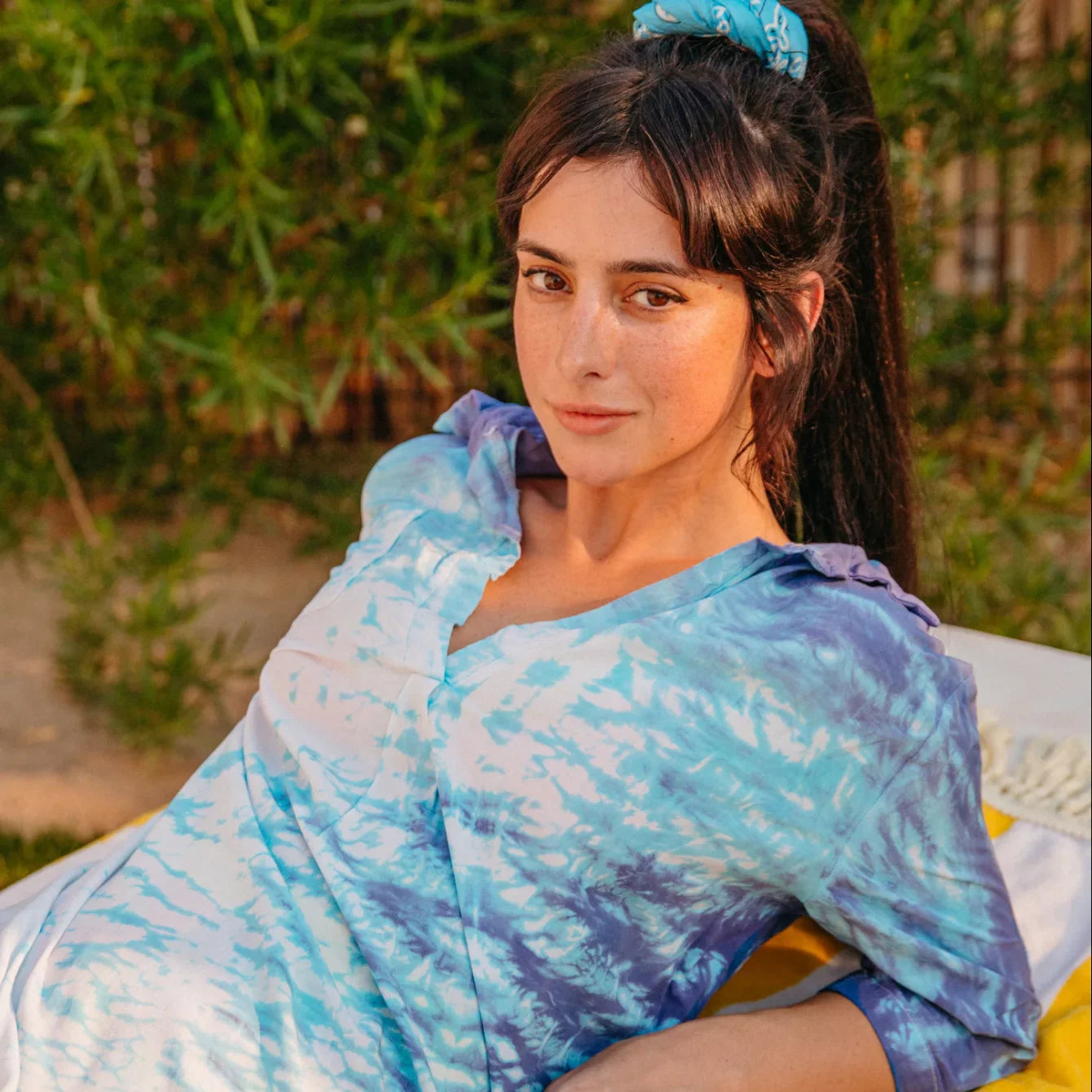 Shibori Swim Cover-Up