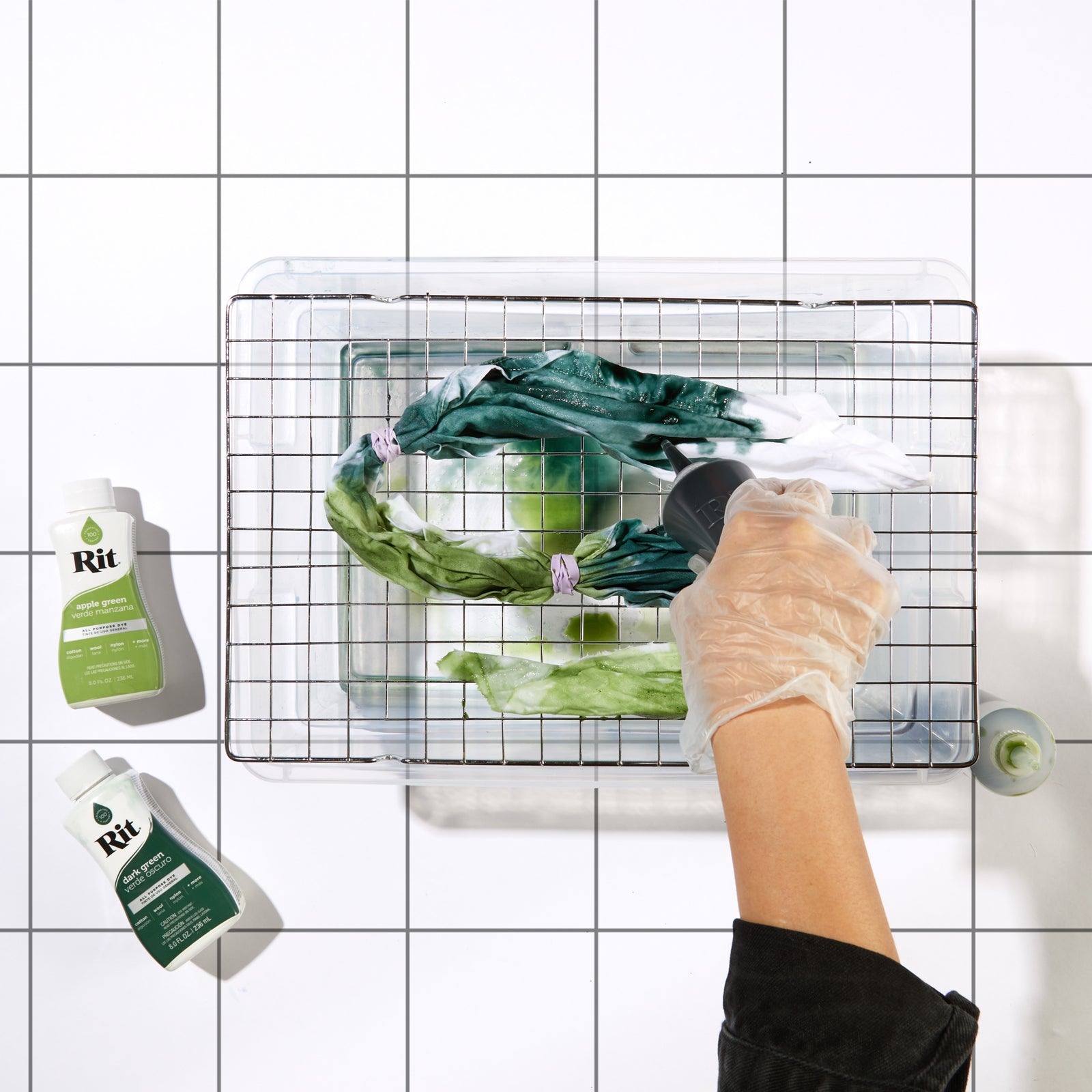 Teinture liquide tout usage vert pomme Rit