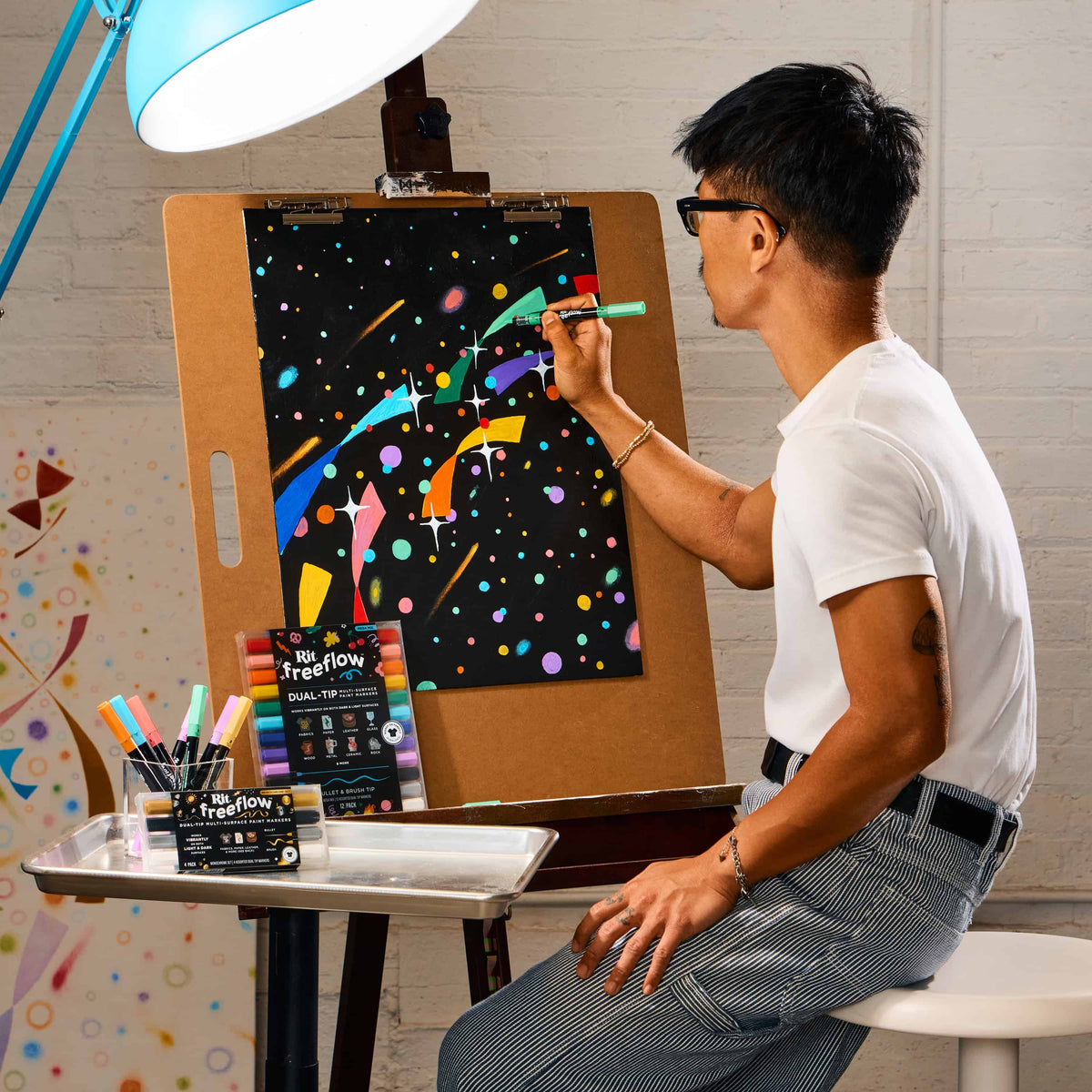Primary Pack FreeFlow Multi-Surface Dual-Tip Paint Markers